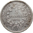 Francja, 5 franków 1873 A, Herkules