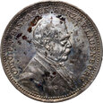 Niemcy, srebrny medal z 1898 roku. Otto von Bismarck