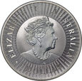 2. Australia, Elżbieta II, 1 dolar 2021 P, Kangur, 1 Oz Ag999