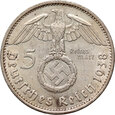 105. Niemcy, III Rzesza, 5 marek 1938 E, Paul von Hindenburg