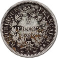 Francja, 5 franków 1848 A, Herkules