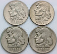 68. Polska, PRL, zestaw 4 x 10 złotych 1959-1971, Tadeusz Kościuszko