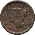 1. USA, cent 1849, Liberty Head