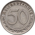 Niemcy, III Rzesza, 50 reichsfenigów 1939 A
