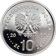 7. Polska, III RP, 10 złotych 2000, Jan II Kazimierz, Półpostać