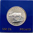 14. Polska, PRL, 100 złotych 1978, Ochrona Środowiska - Łoś
