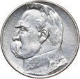 57. Polska, II RP, 5 złotych 1938, Józef Piłsudski, rzadki rocznik