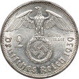 113. Niemcy, III Rzesza, 2 marki 1939 A, Paul von Hindenburg