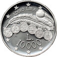 70. San Marino, 10000 lirów 2001, Ostatnia emisja lira