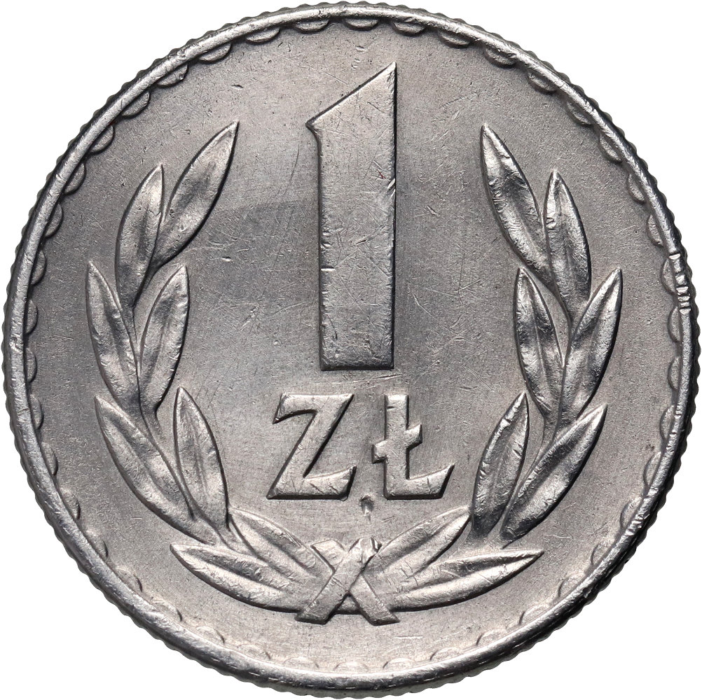 6. Polska, PRL, 1 złoty 1949, aluminium
