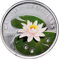 48. Kanada, Elżbieta II, 20 dolarów 2010, Lilia wodna