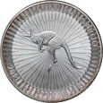 13. Australia, Elżbieta II, dolar 2020 P, Kangur, 1 Oz Ag999