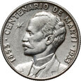 41. Kuba, 25 centavos 1953, José Martí