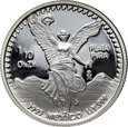 36. Meksyk, 1/10 onza 1993 Mo, Libertad, 1/10 Oz Ag999, PROOF