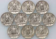 69. Włochy, Wiktor Emanuel III, zestaw 10 x 5 lirów 1927 R, Rzym
