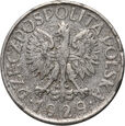 Polska, II RP, 1 złoty 1929, fałszerstwo z epoki