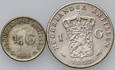 38A. Antyle Holenderskie, Juliana, zestaw 2 monet 1952-1970