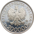 46. Polska, III RP, 200000 złotych 1991, 200. Rocznica Konstytucji