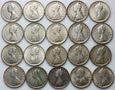 Włochy, zestaw 20 x 500 lirów 1958-1967