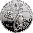 Polska, III RP, 10 złotych, 10 hrywien 2012, EURO 2012