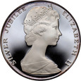 Bermudy, Elżbieta II, 25 dolarów 1977 CHI, Srebrny Jubileusz