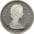 46. Kanada, Elżbieta II, dolar 1987, Odkrycie Davis Strait, PROOF