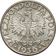 Polska, II RP, 5 złotych 1936, Żaglowiec