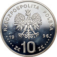 Polska, III RP, 10 złotych 1996, Zygmunt II August, Popiersie, #TP