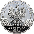 112.  Polska, III RP, 20 złotych 2009, Jaszczurka Zielona