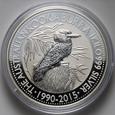 Australia, Elżbieta II, 30 dolarów 2015 P25, Kookaburra