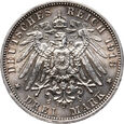 Niemcy, Saksonia, Fryderyk August III, 3 marki 1913 E