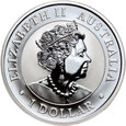 Australia, Elżbieta II, dolar 2023 P, Kookaburra, 1 Oz Ag999