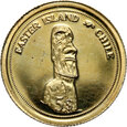 2. Fidżi, Elżbieta II, 5 dolarów 2006, Wyspa Wielkanocna, złoto