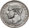 Hiszpania, Alfons XII, 5 peset 1885 MSM