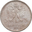 48. Polska, II RP, 5 złotych 1930, Sztandar