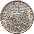 Niemcy, Prusy, Wilhelm II, 2 marki 1908 A