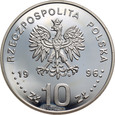 Polska, III RP, 10 złotych 1996, Zygmunt II August, Popiersie