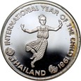 Tajlandia, Rama IX, 200 bahtów 1981, Międzynarodowy Rok Dziecka