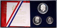 USA, zestaw 3 monet okolicznościowych 1976 S, PROOF