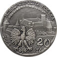 Polska, III RP, 20 złotych 2002, Zamek w Malborku