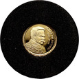 2. Niue, Elżbieta II, 2,50 dolara 2018, Józef Piłsudski, złoto
