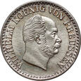 Niemcy, Prusy, Wilhelm I, 1 silbergroschen 1867 A