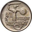 Polska, PRL, 10 złotych 1965, VII Wieków Warszawy, PRÓBA