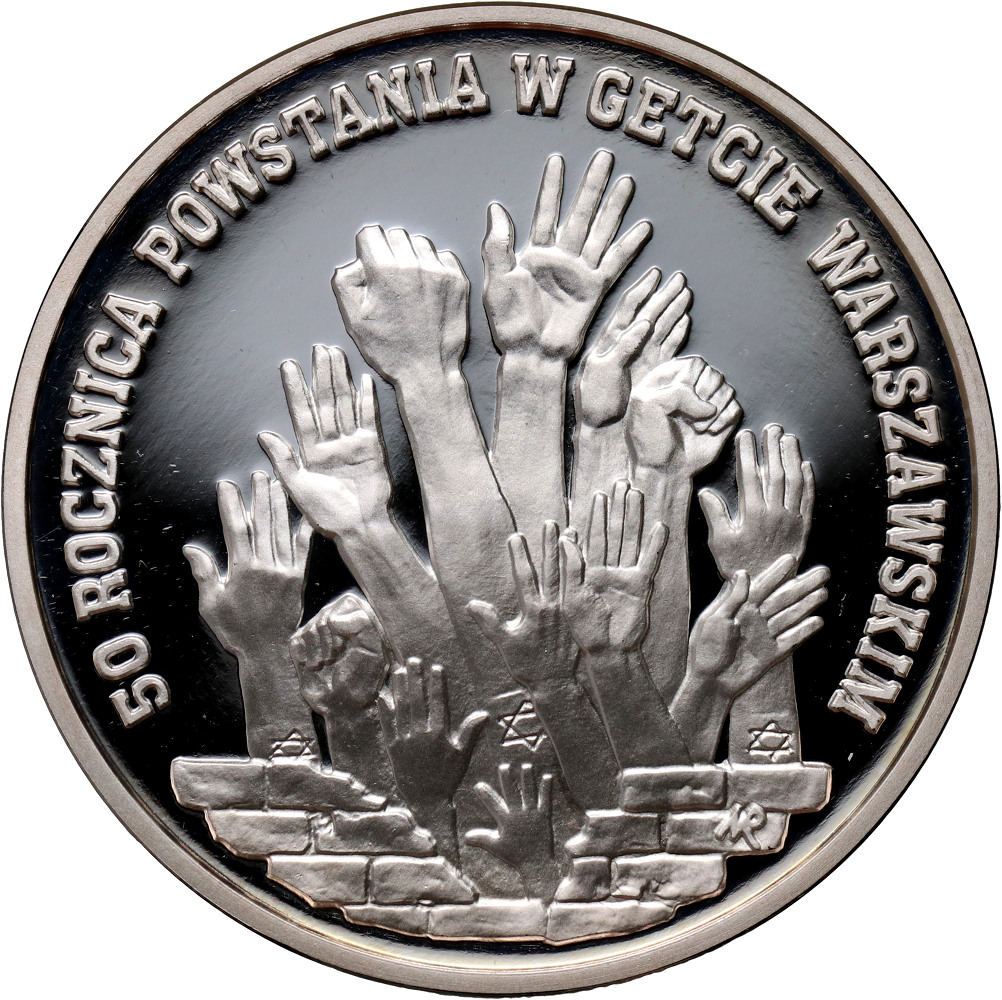 314. Polska, III RP, 300000 złotych 1993, Powstanie w Getcie, #T