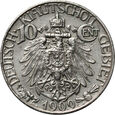 Koncesja Niemiec, Kiautschou, Wilhelm II, 10 centów 1909