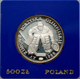 34. Polska, PRL, 500 złotych 1987, Igrzyska Olimpijskie Calgary 1988