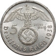 Niemcy, III Rzesza, 5 marek 1938 A, Paul von Hindenburg