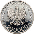 25. Polska, III RP, 200000 złotych 1991, Gen. Okulicki 