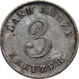 Saksonia - Coburg - Gotha, Ernest I, 3 krajcary 1834