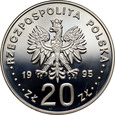 Polska, III RP, 20 złotych 1995, Katyń Miednoje Charków 1940 #TP